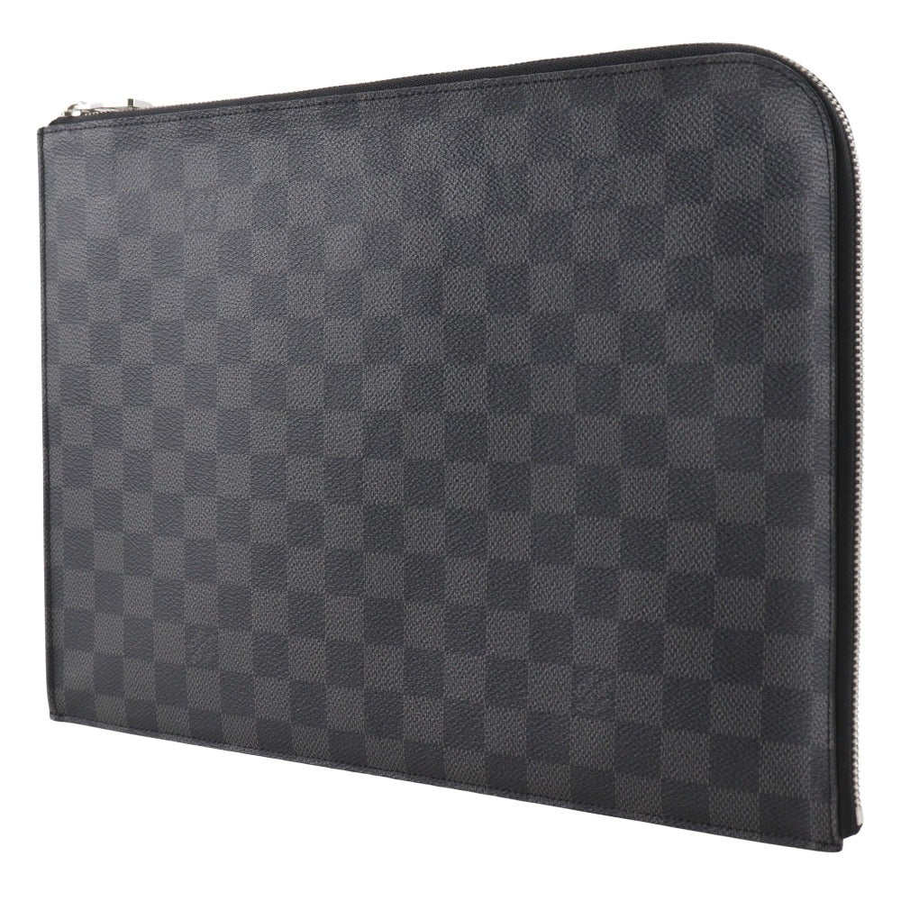 LOUIS VUITTON Clutch bag Damier Grafitto Canvas black Pochette Jules GM mens