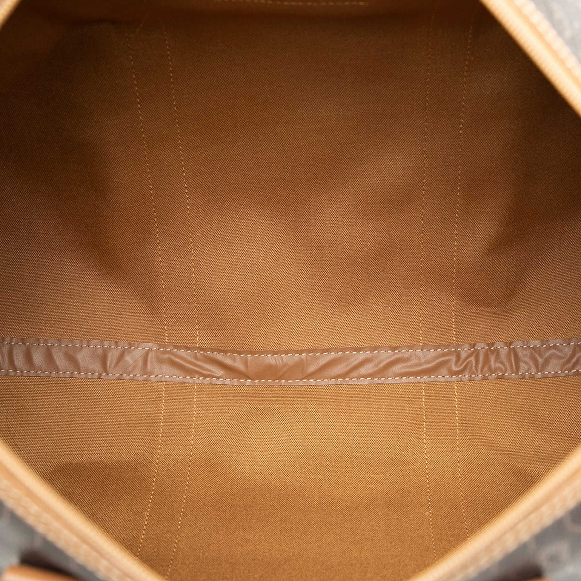 Black Dior Honeycomb Coated Canvas Travel Bag