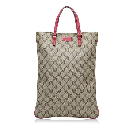 Gucci GG Supreme Leather Canvas Tote Style 4