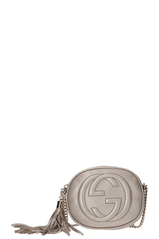 GUCCI Soho Disco Bag Champagne