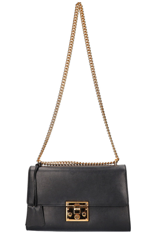 GUCCI Padlock Bag Black Medium