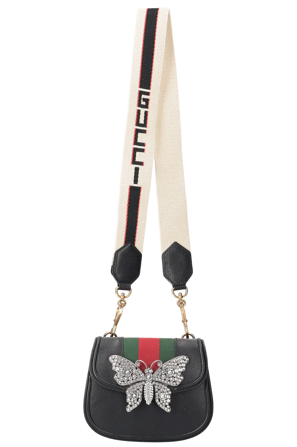 GUCCI Totem Butterfly Bag Small Black