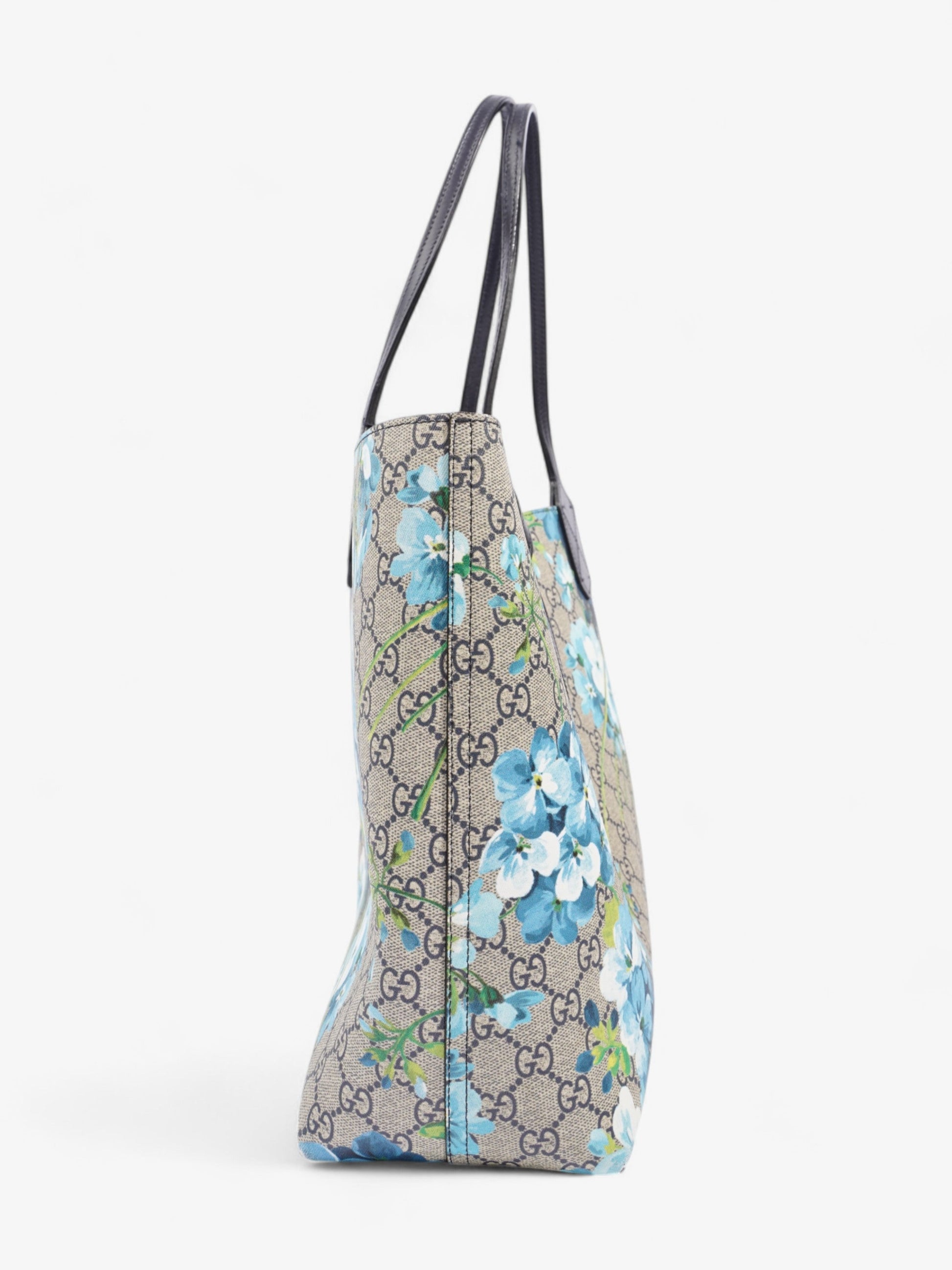 Gucci Blooms Reversible Tote GG Supreme / Bloom Coated Canvas