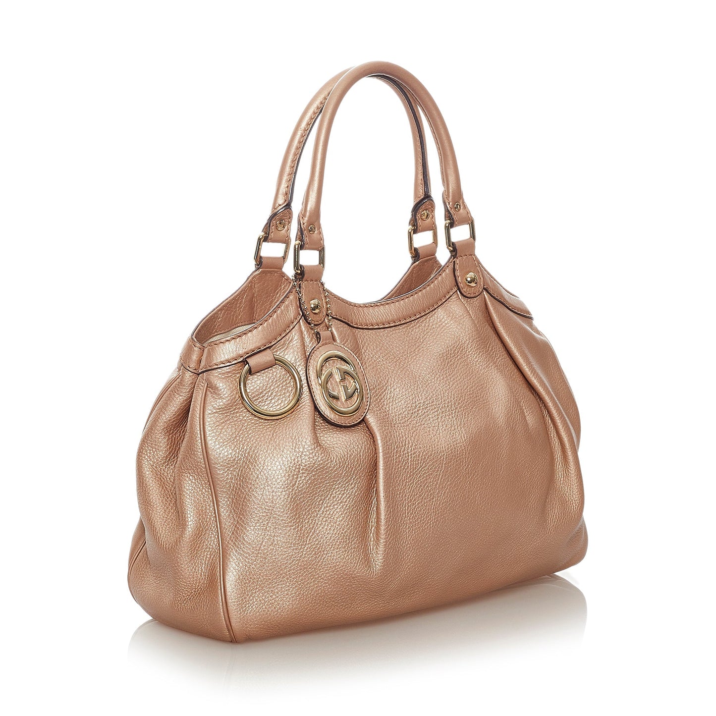 Gucci Sukey Brown Leather Tote