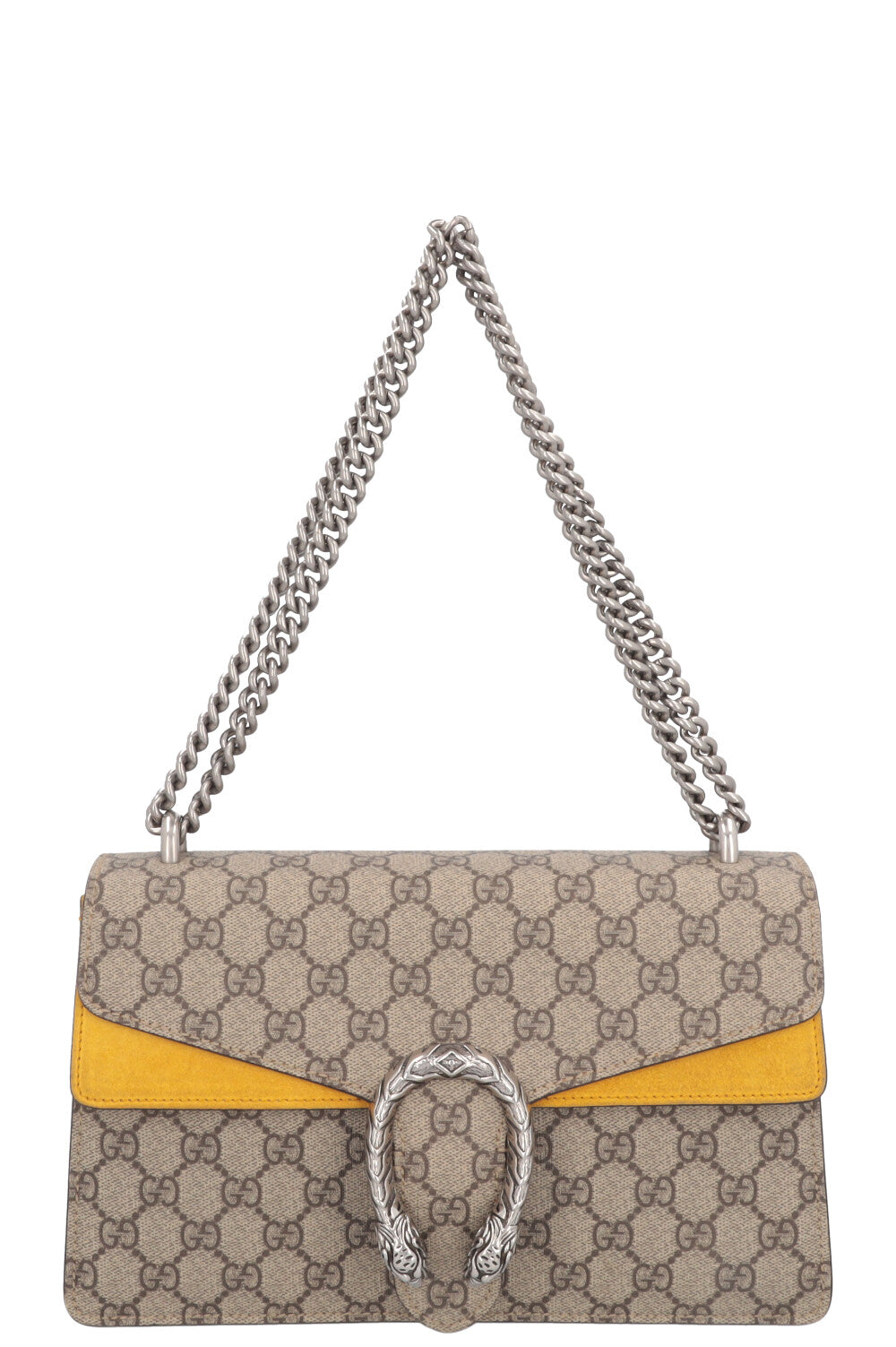 GUCCI Dionysus Bag Small GG Supreme Yellow