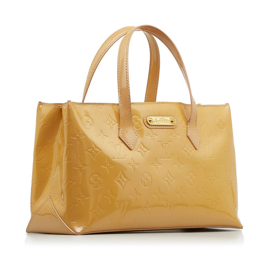 LOUIS VUITTON Monogram Vernis Wilshire PM Handbag
