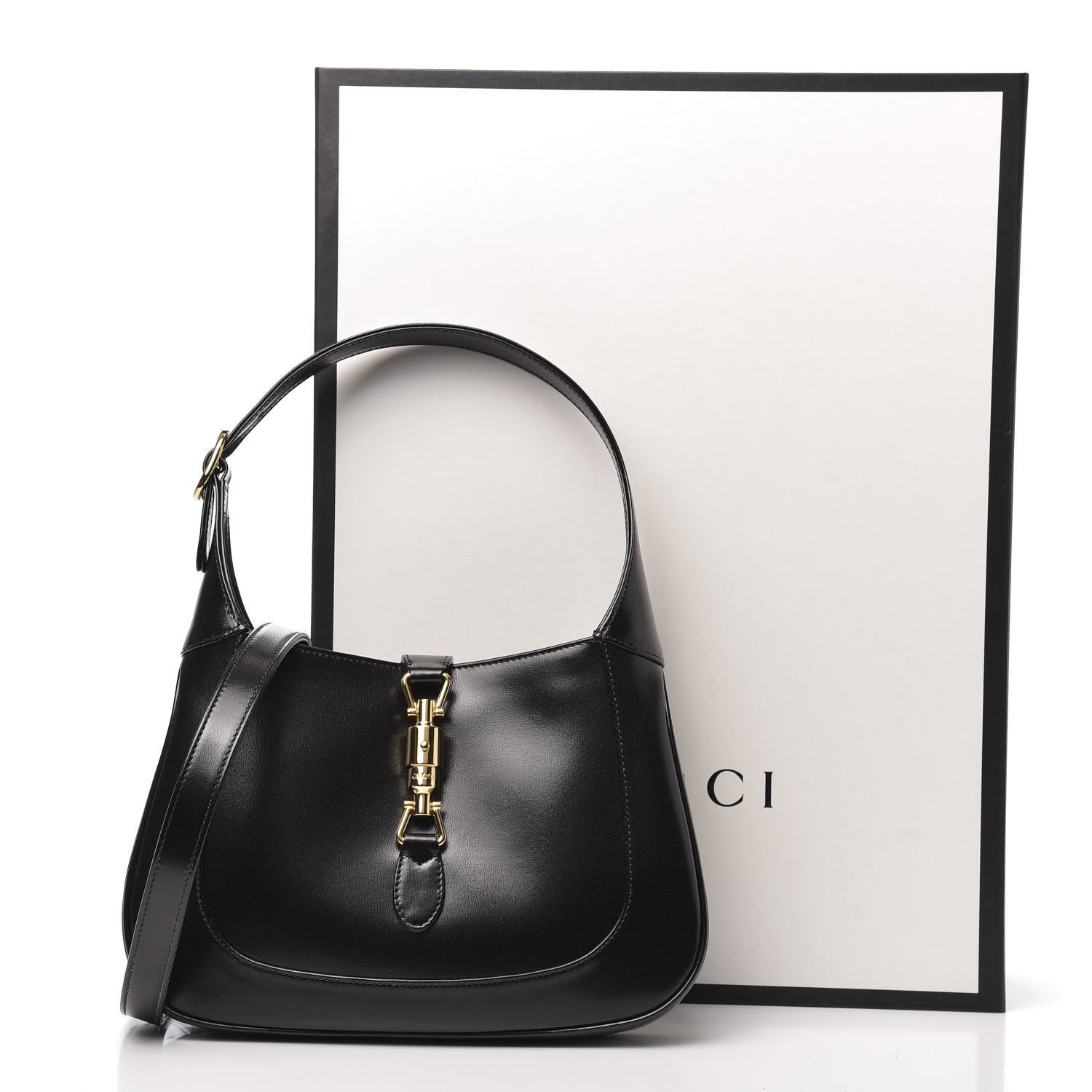 GUCCI 1961 CALFSKIN LEATHER BOARDED DYANA LUX SMALL JACKIE HOBO BAG