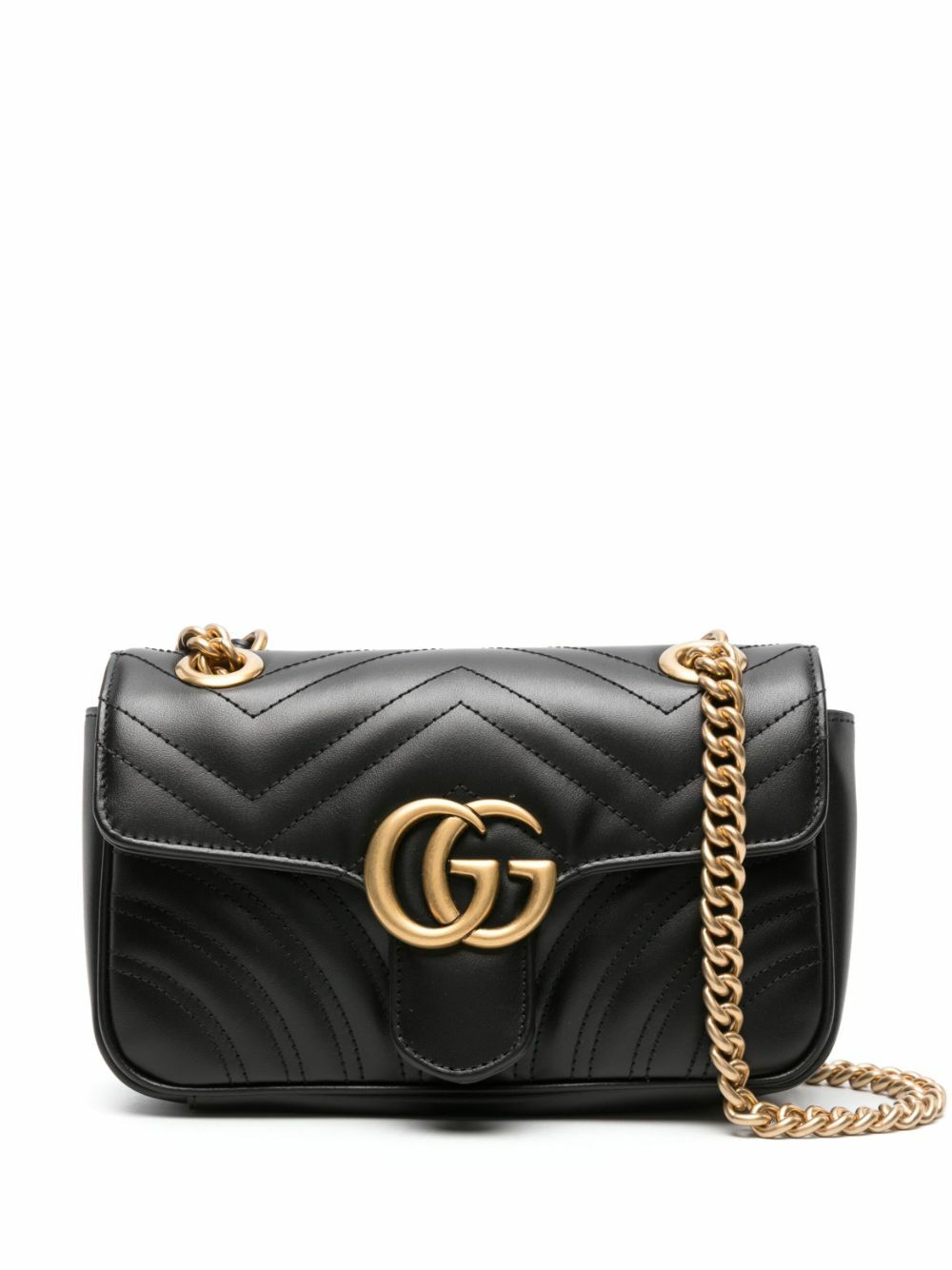 GUCCI GG MARMONT MINI CALFSKIN LEATHER BAG