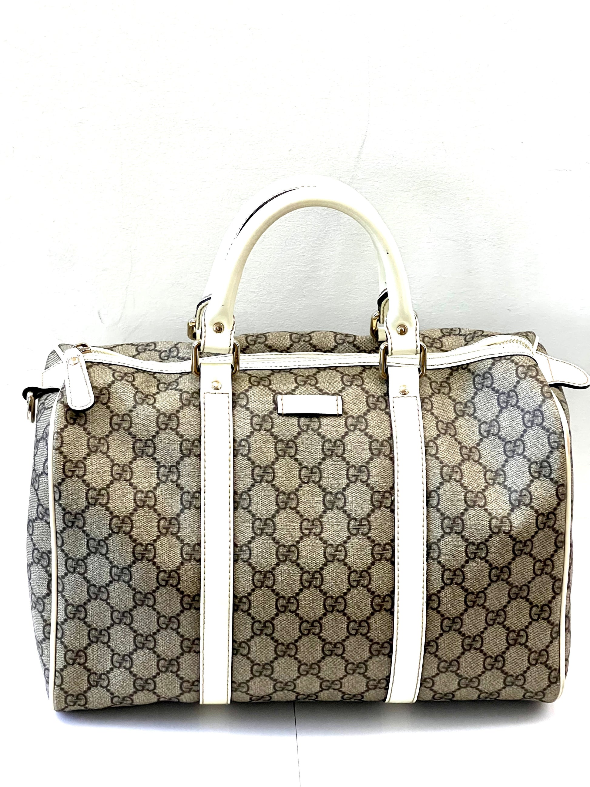 GUCCI GG PLUS MONOGRAM MEDIUM JOY BOSTON BAG