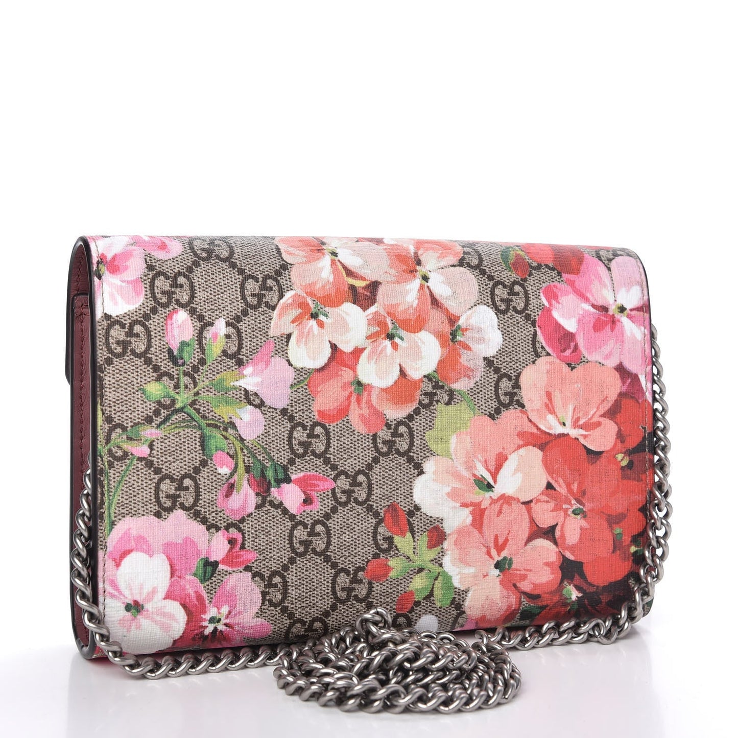 GUCCI GG SUPREME DIONYSUS BLOOMS MINI CHAIN BAG