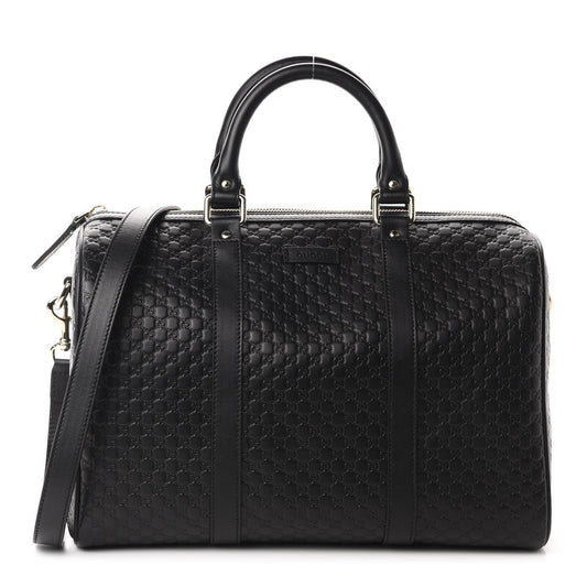 GUCCI MICROGUCCISSIMA LEATHER MEDIUM JOY BOSTON BAG