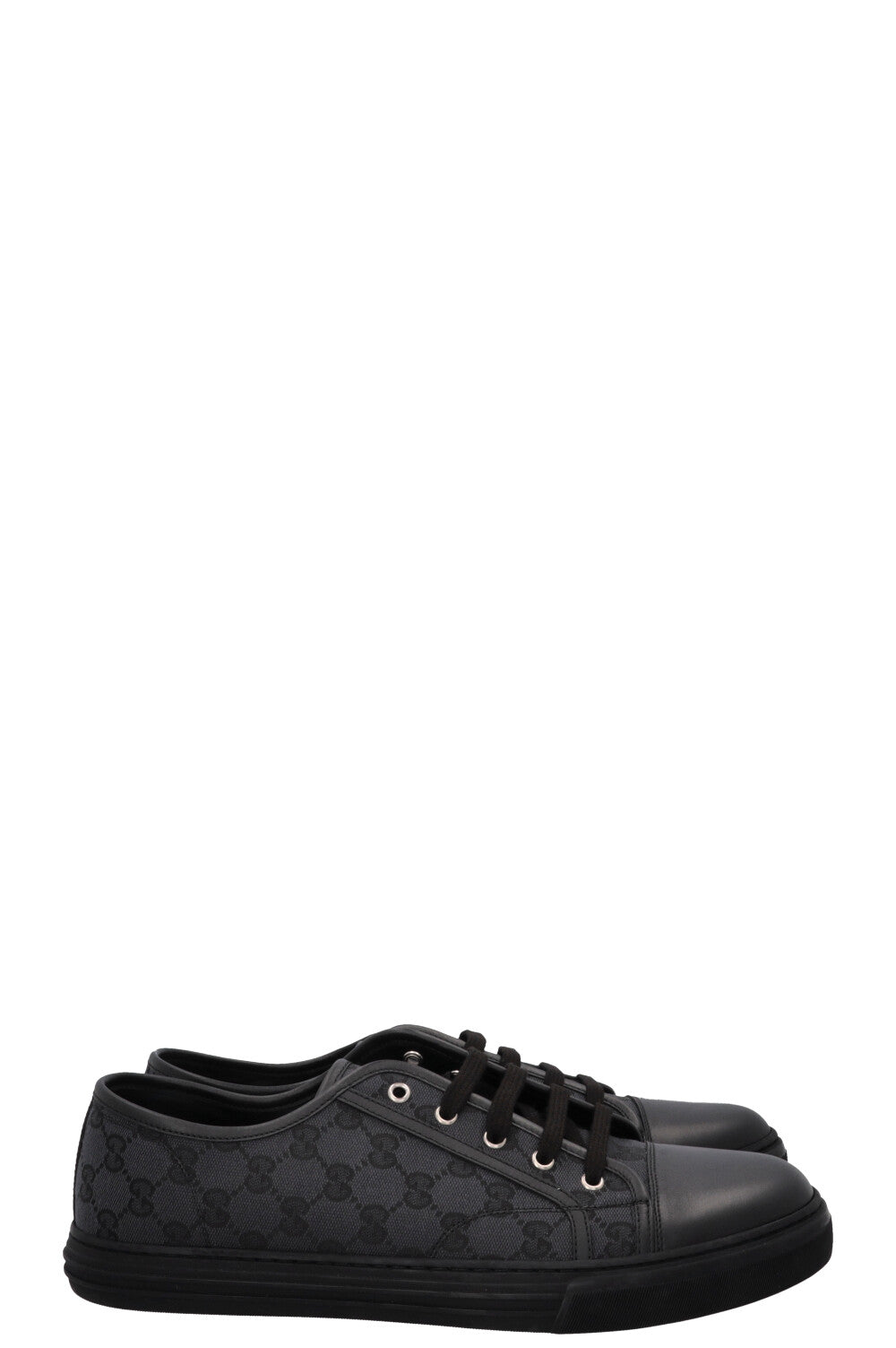 GUCCI Supreme Low Top Sneakers Canvas Black