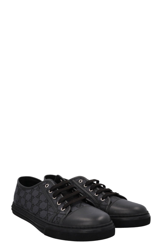 GUCCI Supreme Low Top Sneakers Canvas Black