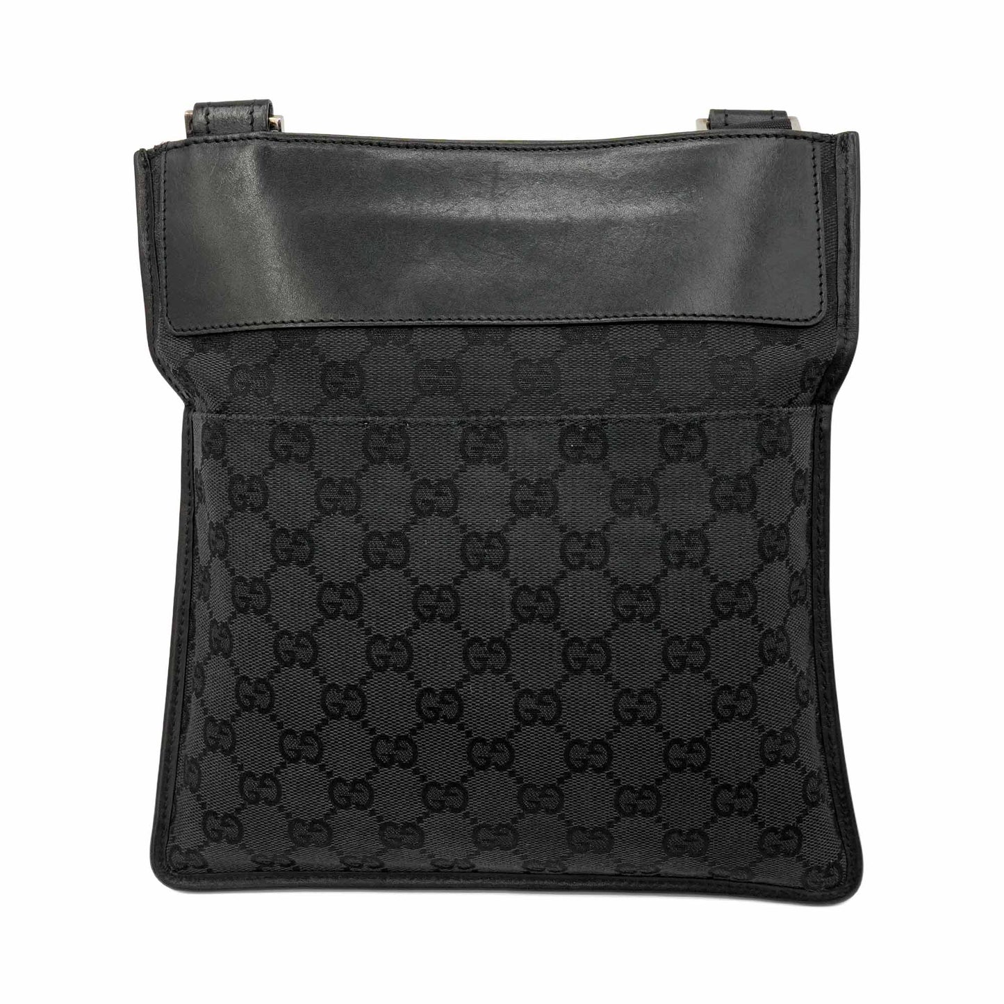 Gucci Monogram Leather Canvas Crossbody