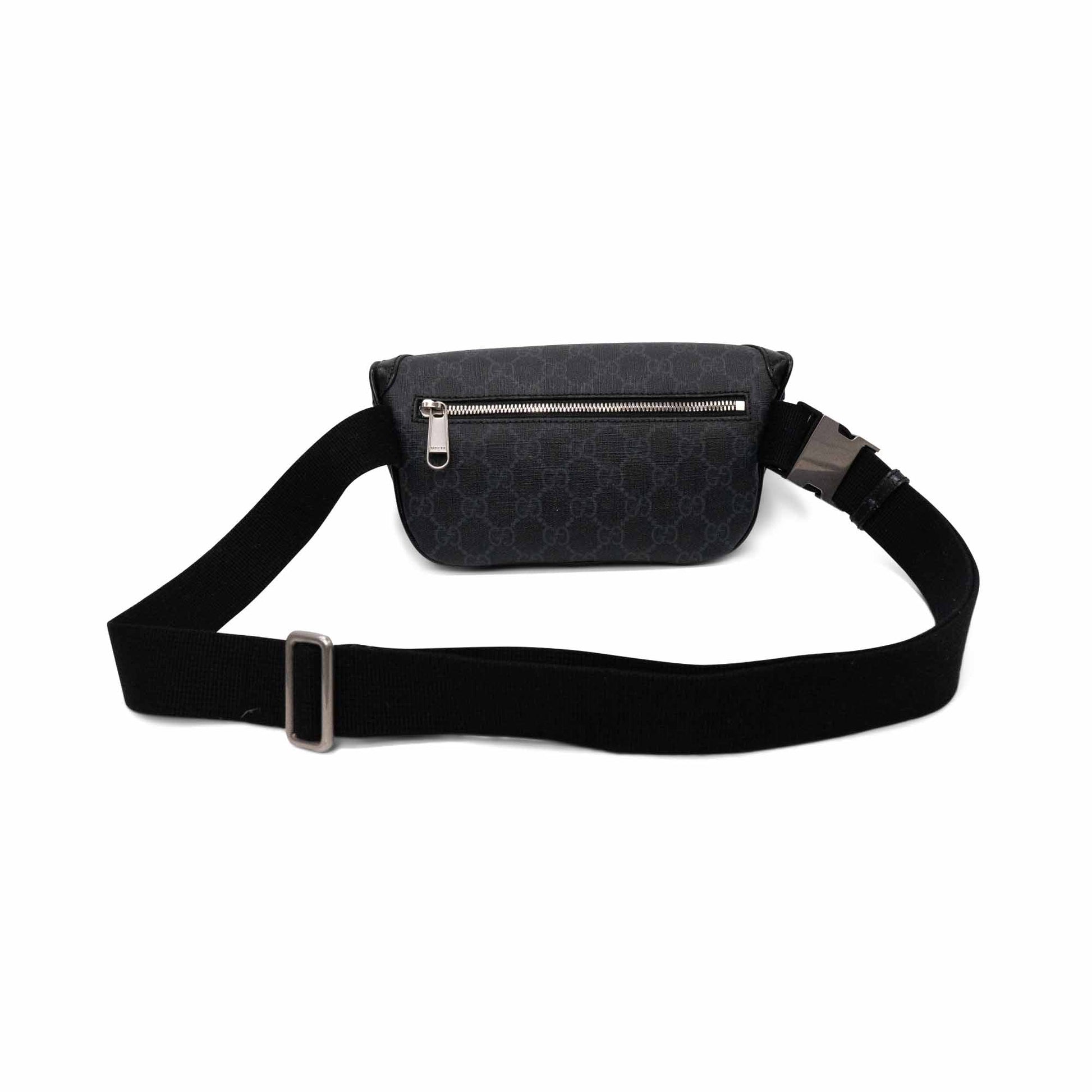 Gucci Monogram Leather Canvas Handbag