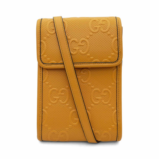 Gucci Monogram Leather Canvas Crossbody