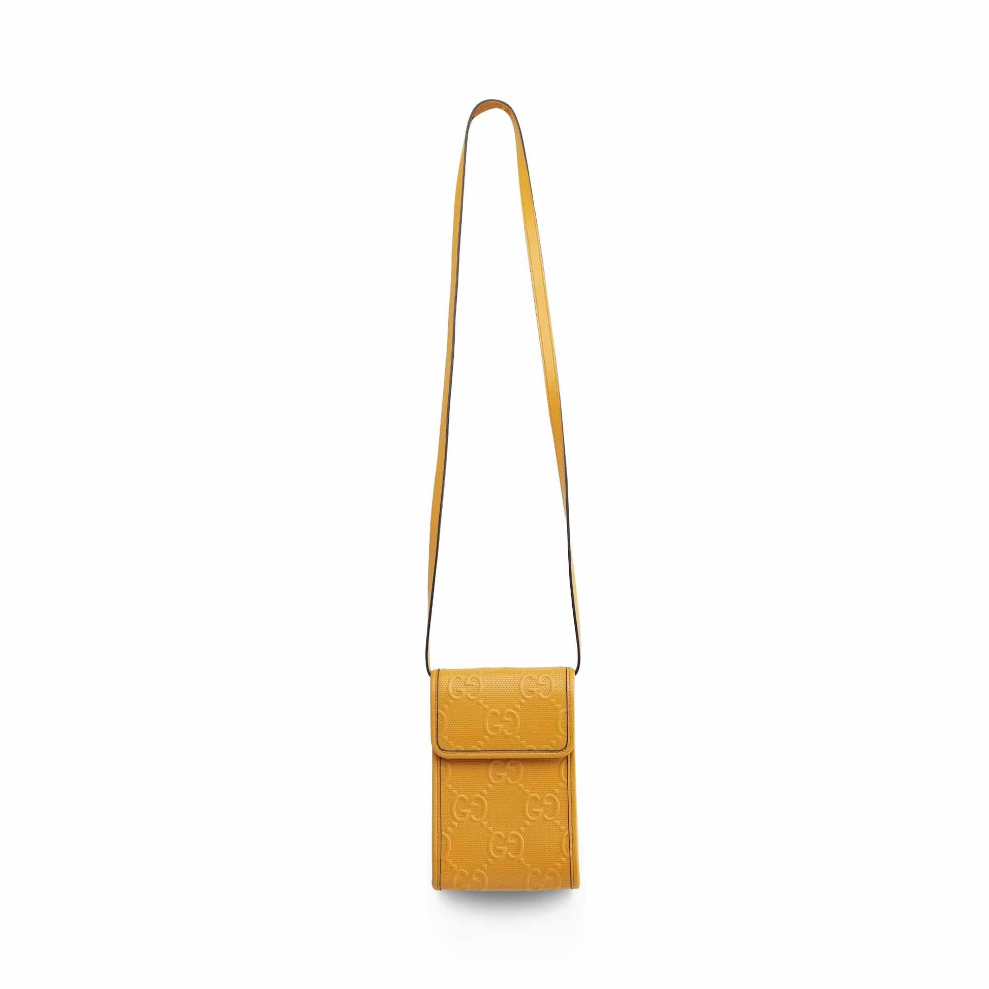 Gucci Monogram Leather Canvas Crossbody