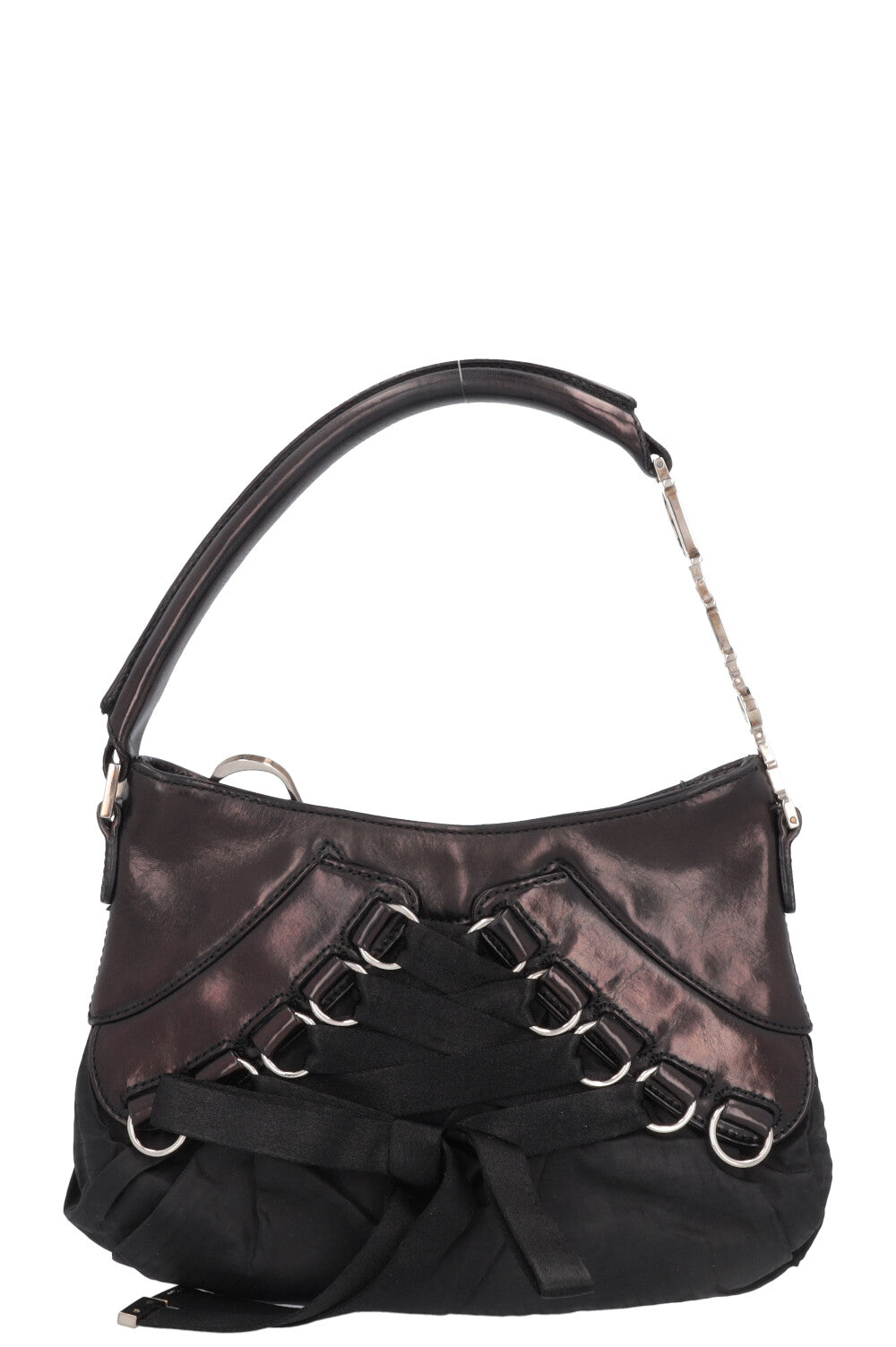 CHRISTIAN DIOR Ballet Corset Bag Black