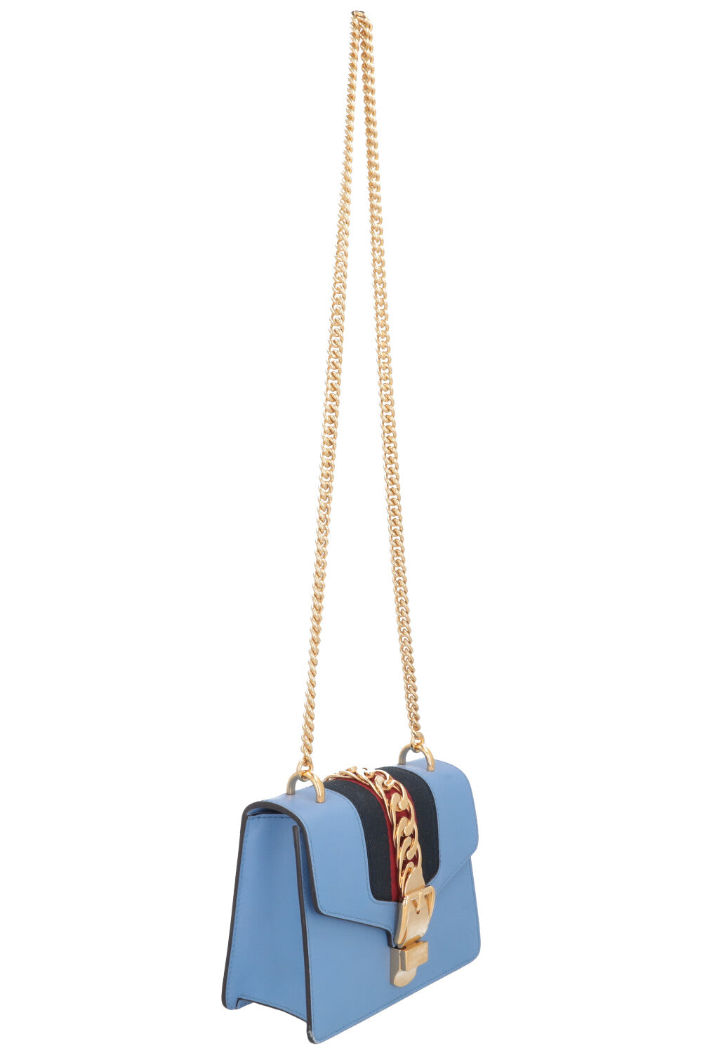 GUCCI Mini Sylvie Bag Blue