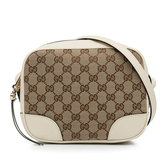 Gucci Leather Canvas Crossbody Style 14