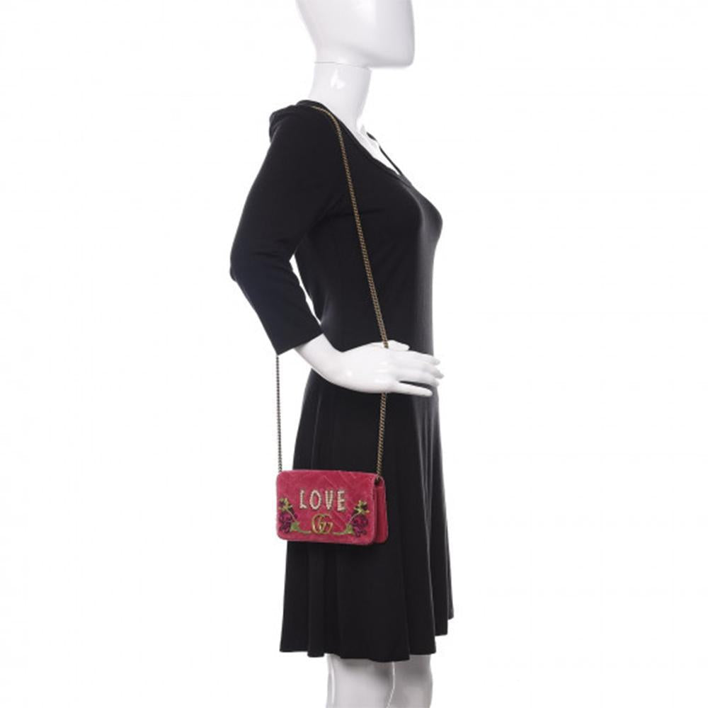 Gucci Leather Mini Shoulder Bag