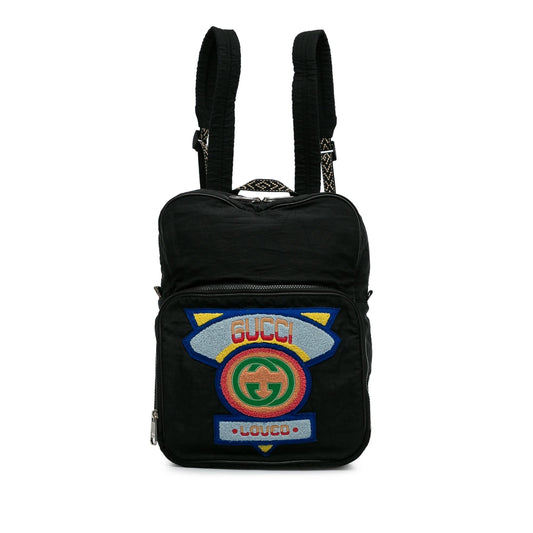 Gucci 80's Patch Backpack (SHG-uAJOdY)