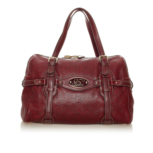 Gucci Guccissima Leather Boston Bag Style 2