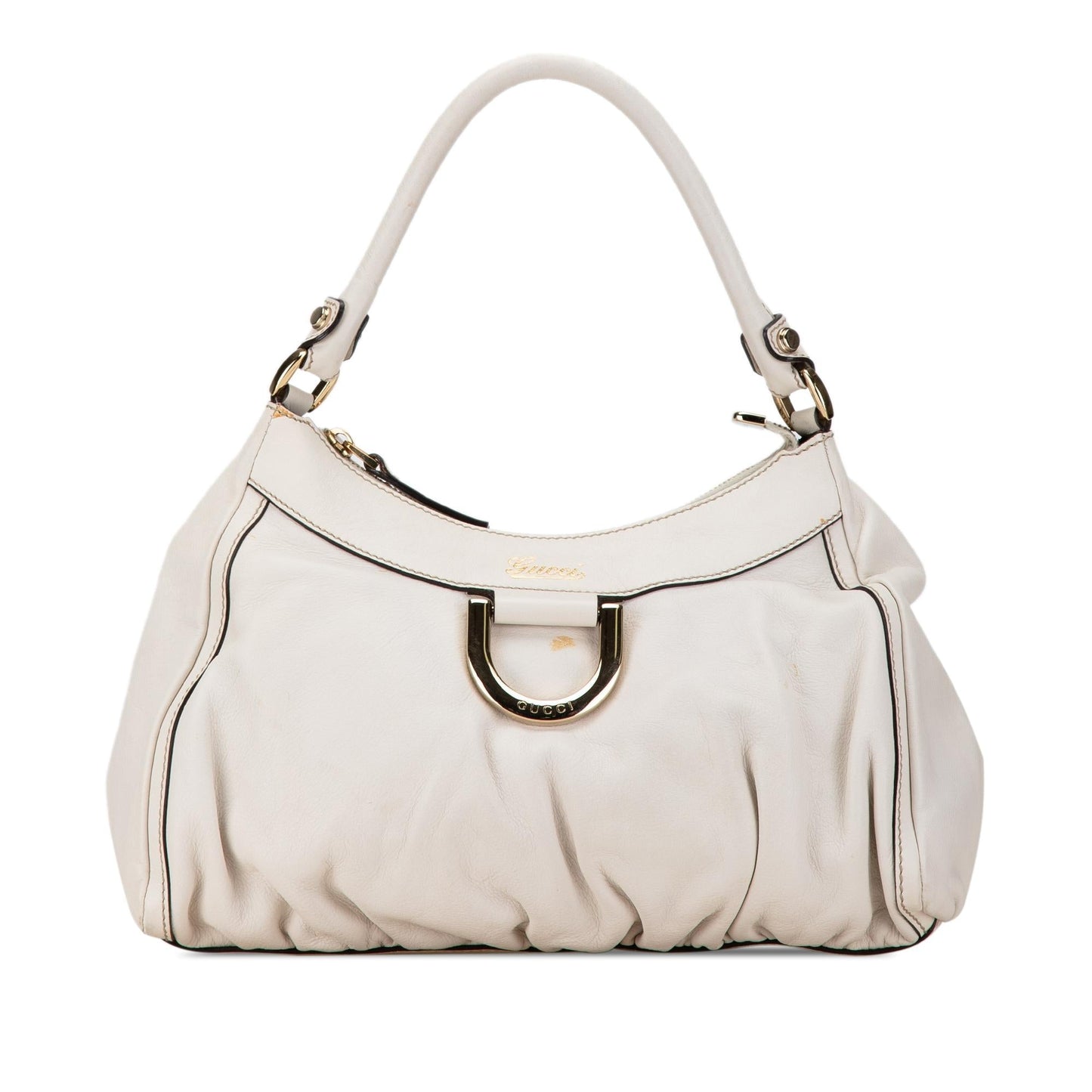 Gucci Abbey D-Ring Leather Shoulder Bag (SHG-TpZLhT)