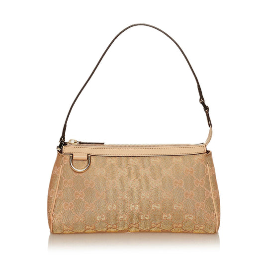 Gucci Abbey GG Canvas Baguette (SHG-29559)
