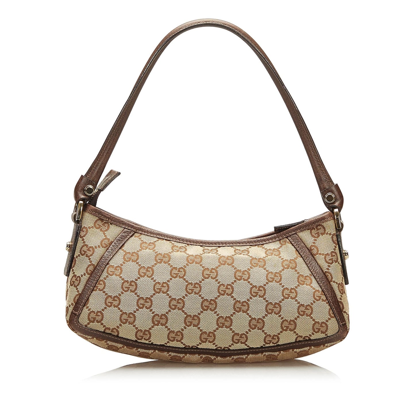 Gucci Abbey GG Canvas Baguette (SHG-35505)