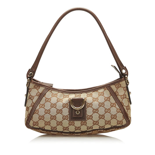 Gucci Abbey GG Canvas Baguette (SHG-35505)