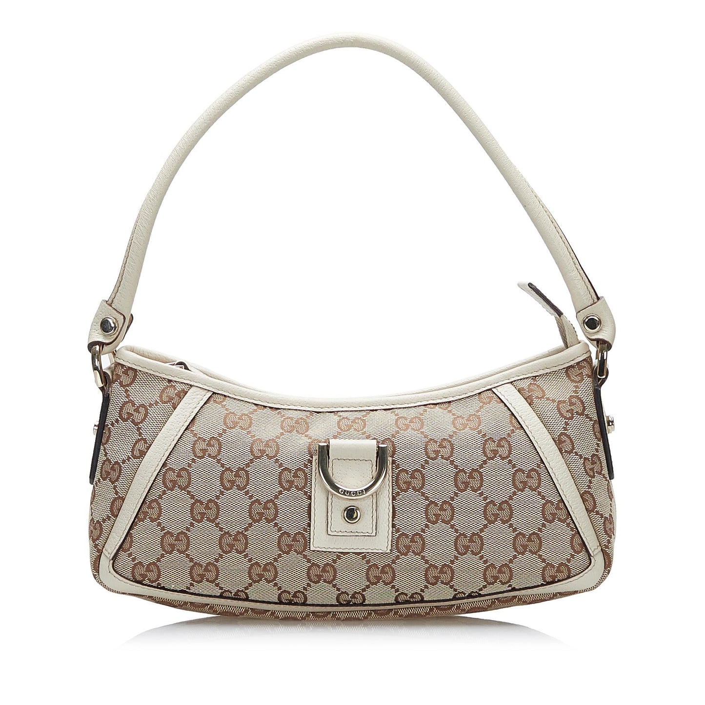 Gucci Abbey GG Canvas Baguette (SHG-37192)