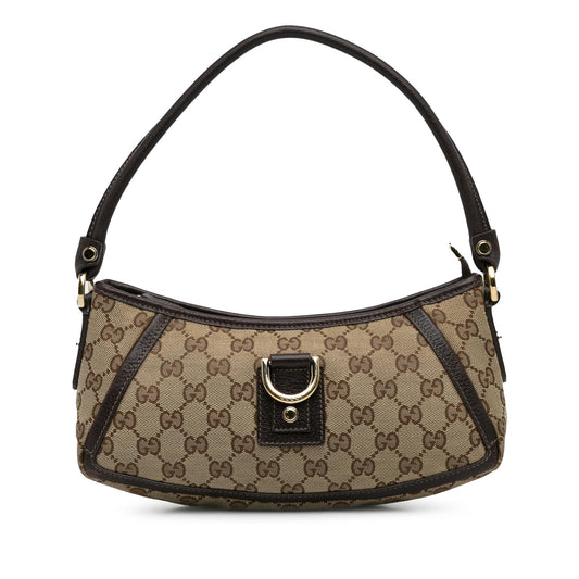 Gucci Abbey GG Canvas Baguette (SHG-1o7xzY)
