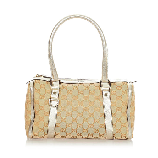 Gucci Abbey GG Canvas Boston Bag (SHG-31972)