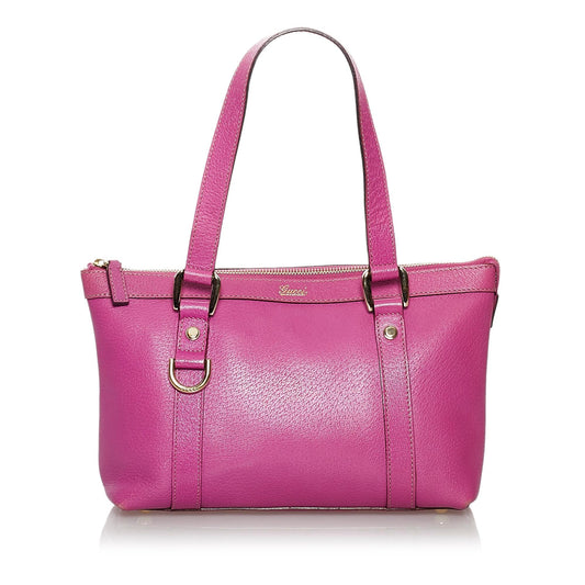 Gucci Abbey Leather Handbag (SHG-30811)