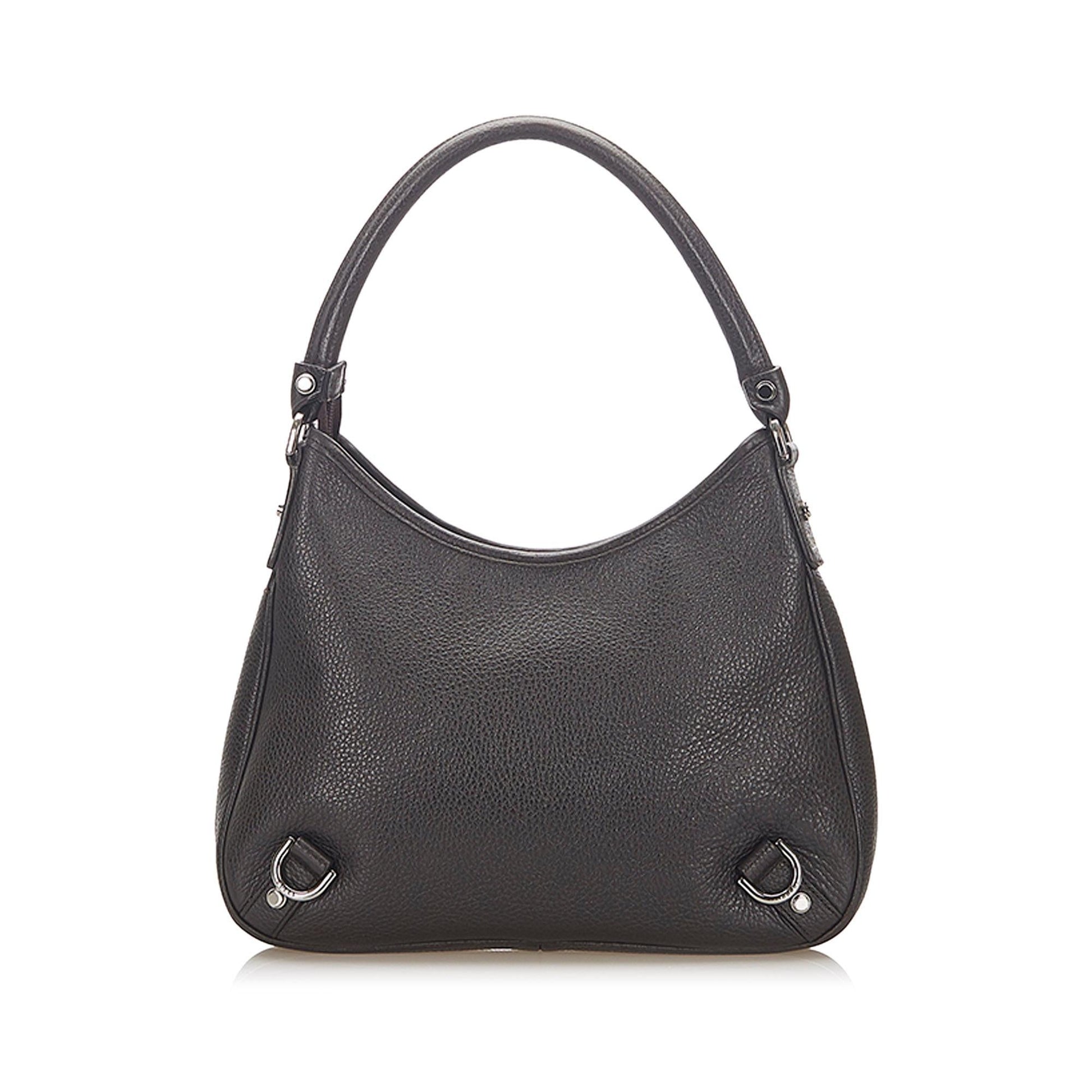 Gucci Abbey Leather Shoulder Bag (SHG-37759)