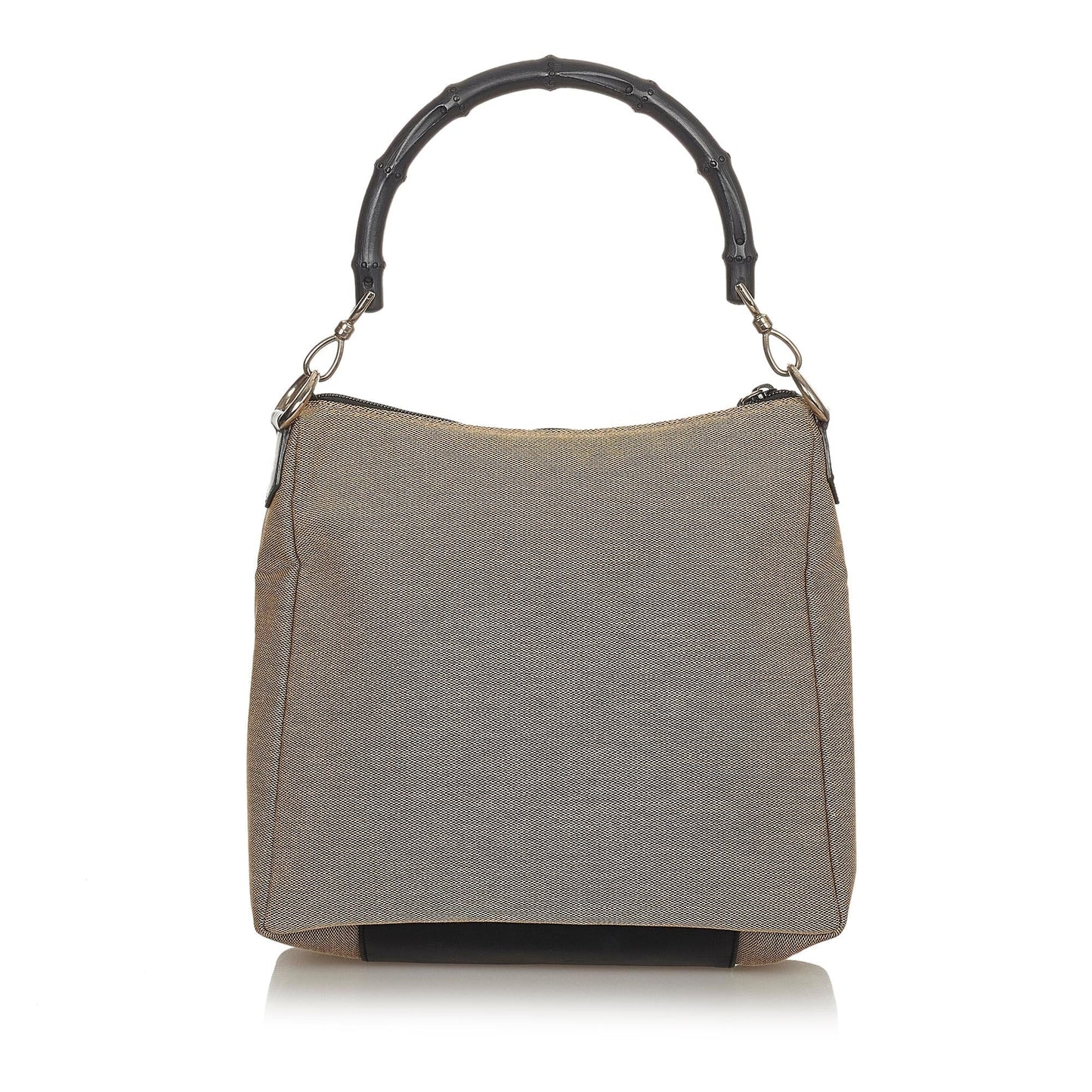 Gucci Bamboo Canvas Handbag (SHG-fCN2xU)