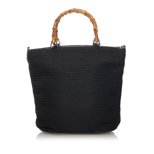 Gucci Bamboo Canvas Tote Bag (SHG-37601)