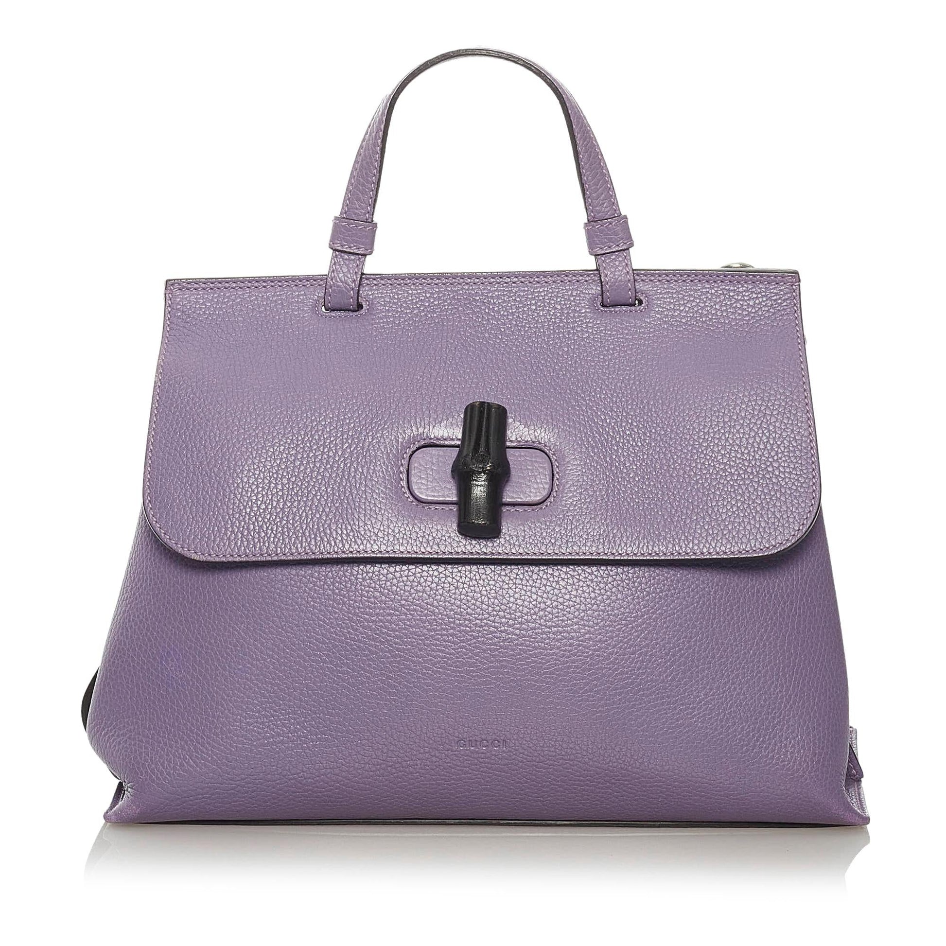 Gucci Bamboo Leather Satchel Style 5