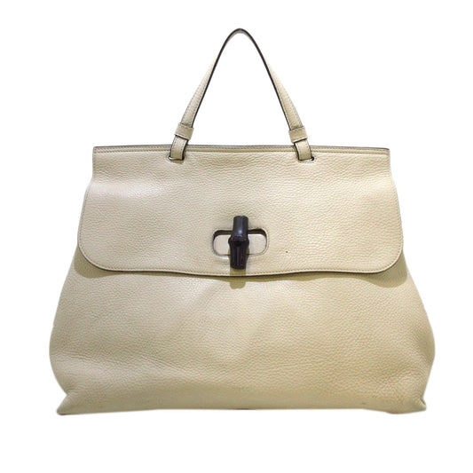 Gucci Bamboo Daily Leather Satchel (SHG-36703)