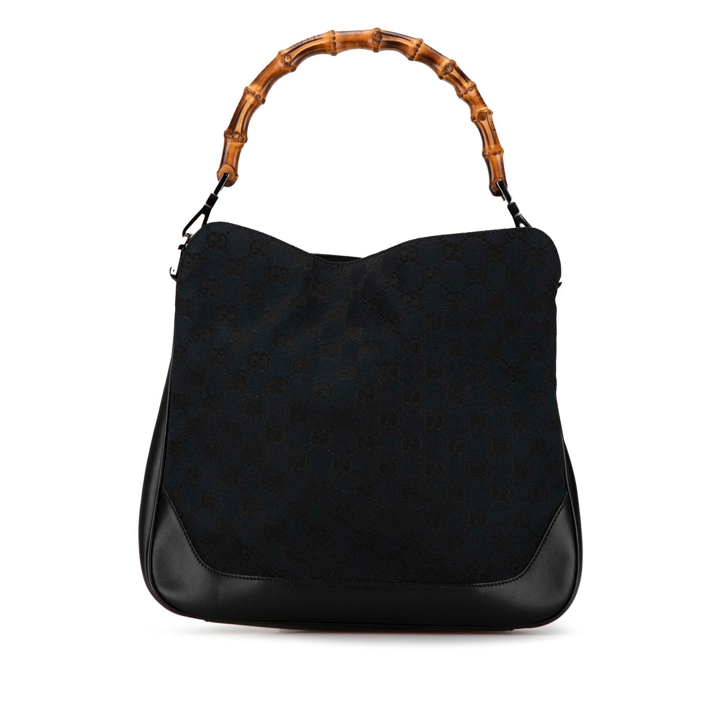 Gucci Bamboo GG Canvas Satchel (SHG-gPmmq9)