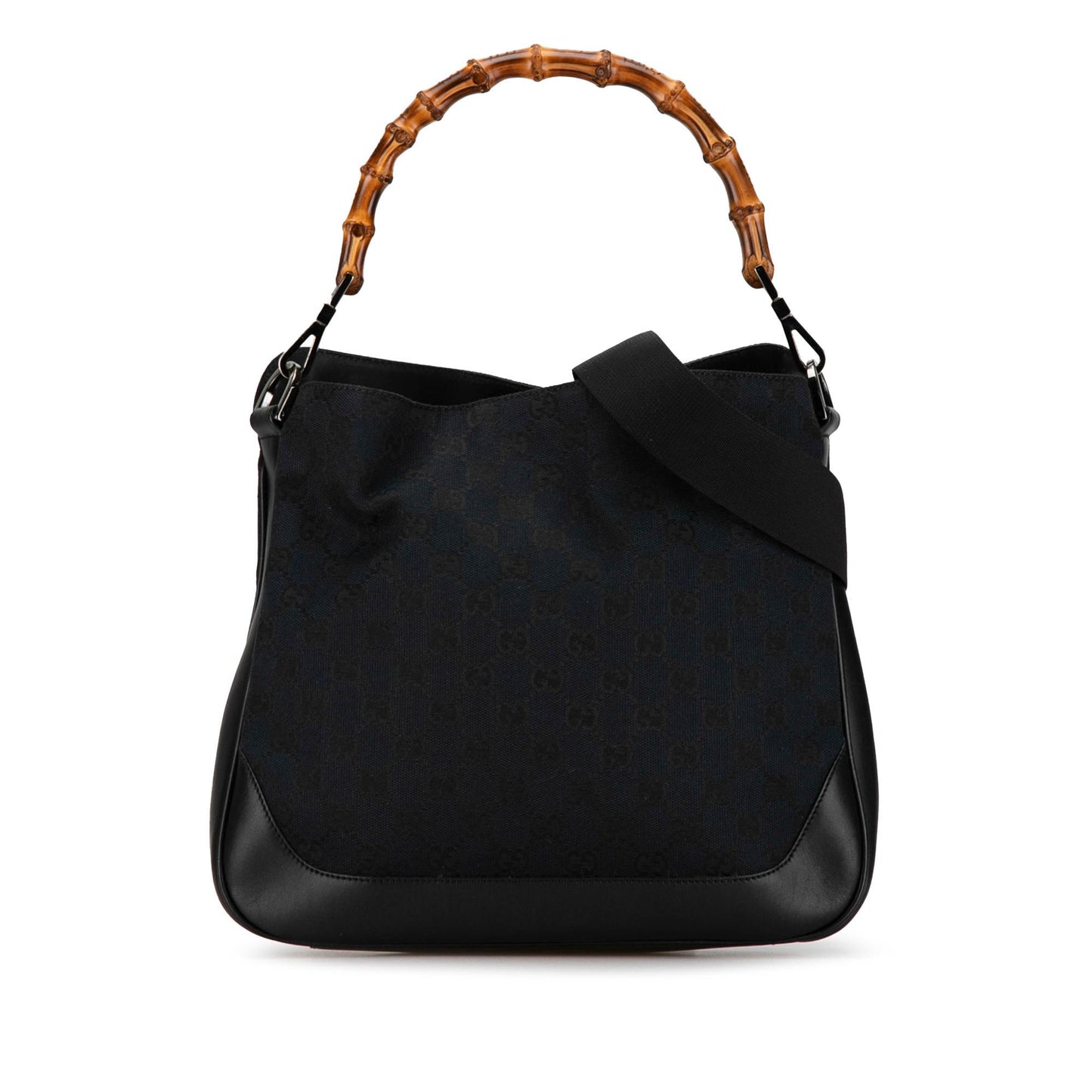 Gucci Bamboo GG Canvas Satchel (SHG-gPmmq9)