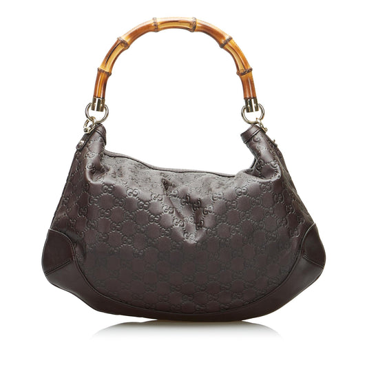 Gucci Bamboo Guccissima Peggy Tote Bag (SHG-PzT5KG)