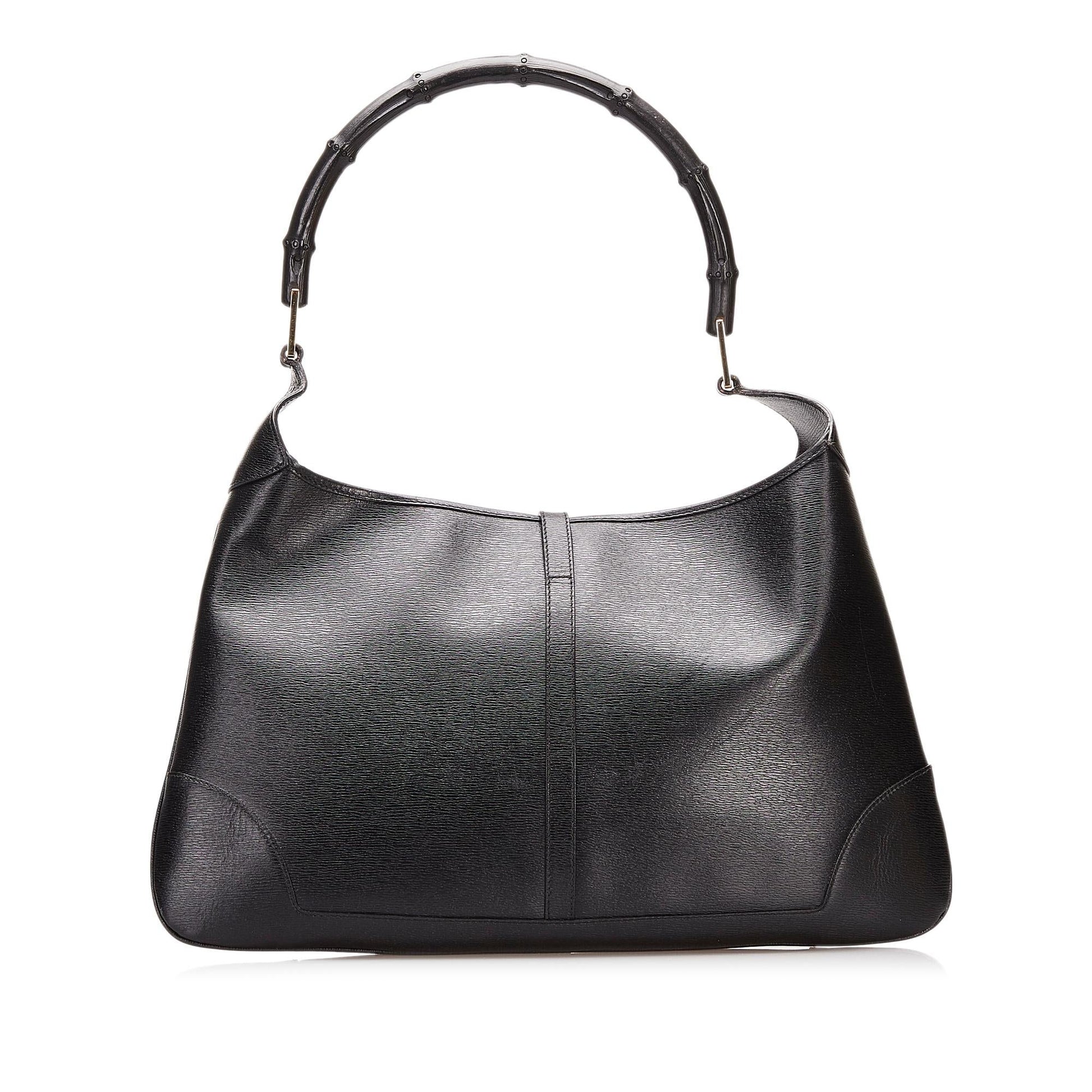 Gucci Bamboo Jackie Leather Shoulder Bag (SHG-35484)