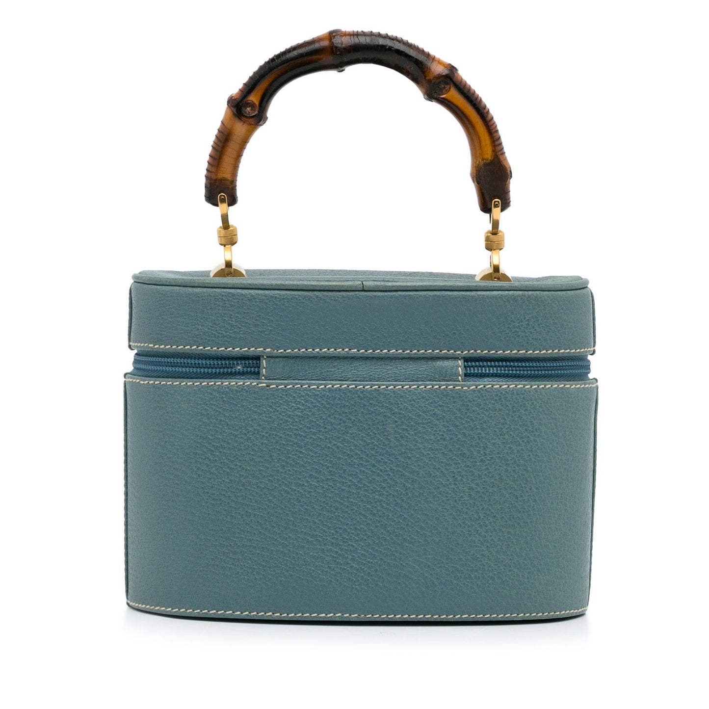 Gucci Bamboo Leather Vanity Bag (SHG-2XKgsO)