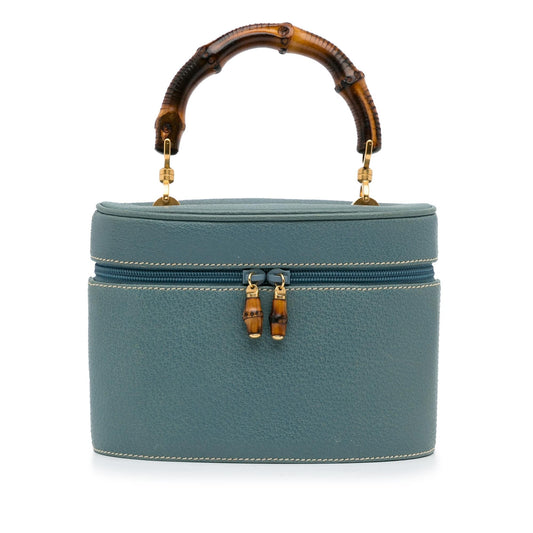 Gucci Bamboo Leather Vanity Bag (SHG-2XKgsO)