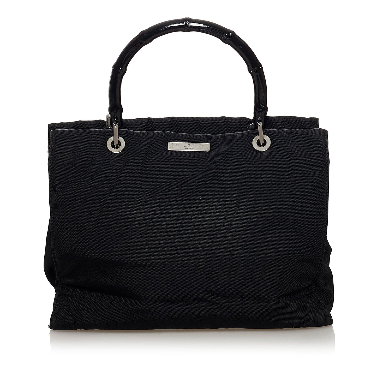 Gucci Bamboo Nylon Satchel (SHG-TotpRg)