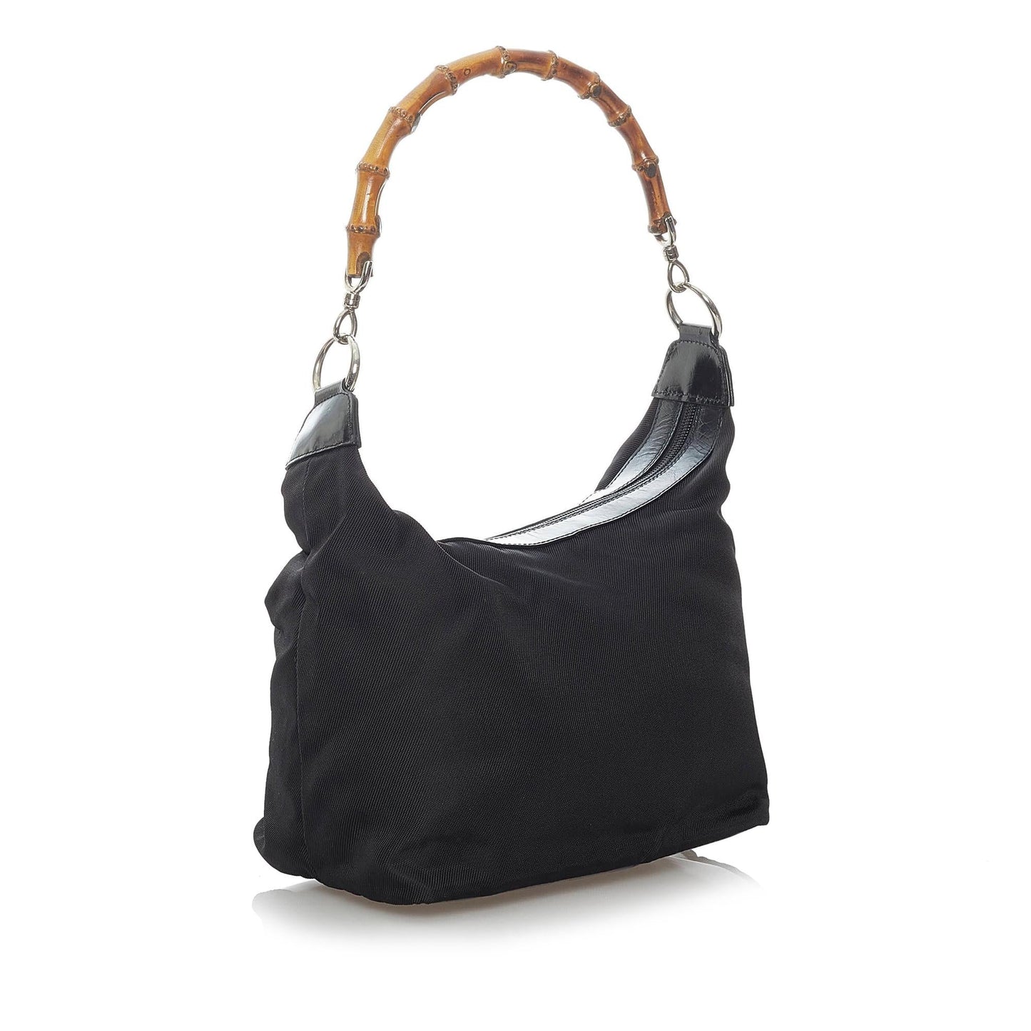Gucci Bamboo Nylon Shoulder Bag (SHG-vldL1X)