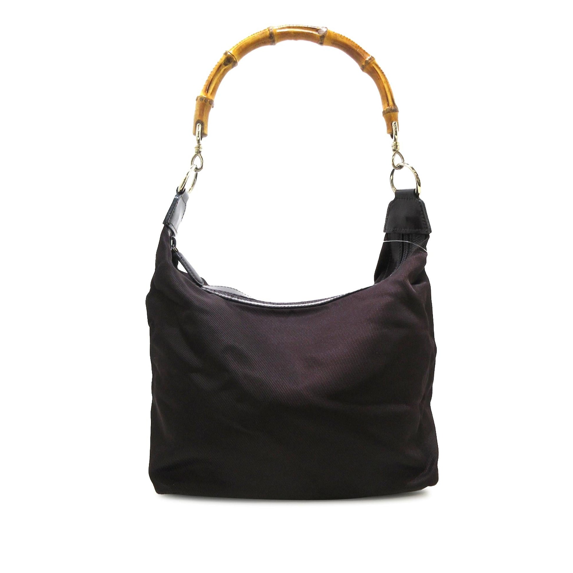 Gucci Bamboo Nylon Shoulder Bag (SHG-)