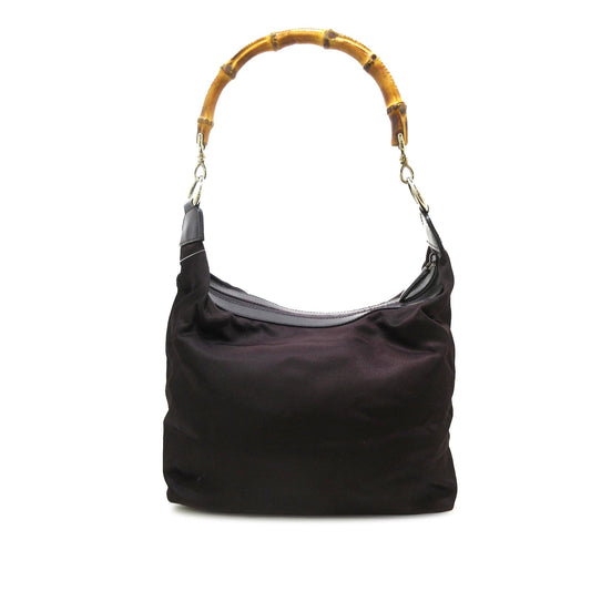 Gucci Bamboo Nylon Shoulder Bag (SHG-)